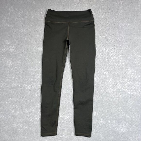 Fabletics Leggings Womens Size Small Green Athleisure Yoga Logo Leggings - Picture 1 of 10